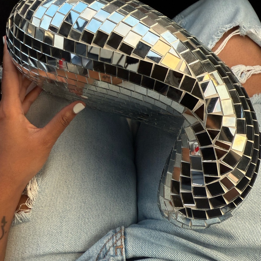 Silver Melted Disco Ball 🪩